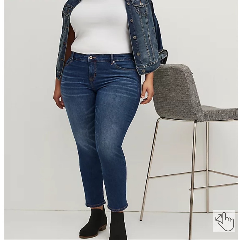 TORRID Straight Jean - Medium wash Size 16R - Picture 2 of 10